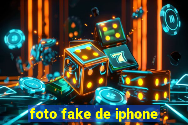 foto fake de iphone